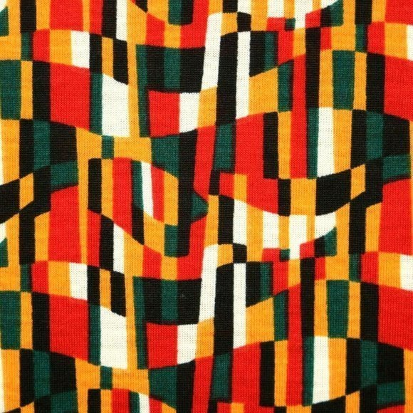 LuLaRoe Randy Baseball Shirt T-Shirt Gray Orange Green M Medium - Picture 7 of 11